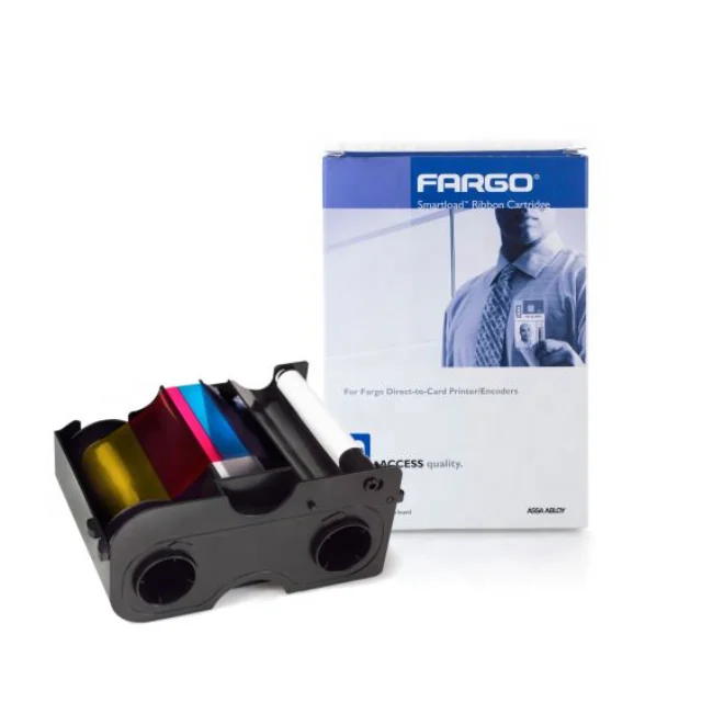 Black Ribbon 45102 Printer Ribbon Used For Fargo DTC1250/1000 ID Card Printers