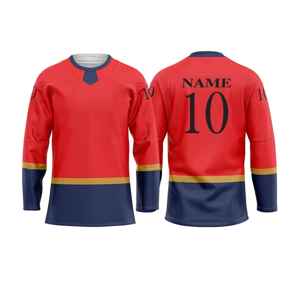 Top Trending Custom Made Ice Hokey Jersey Long Sleeve Ice Hockey Jersey For Team supplier from Pakistan