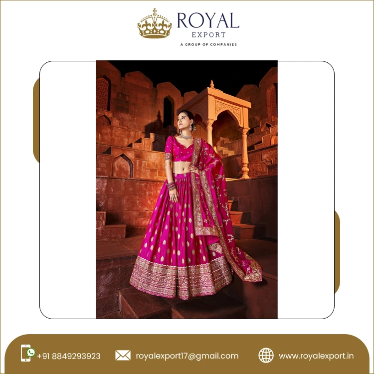 Indian Ethnic Clothing Beautiful Wedding & Party Wear Heavy Georgatte Sequence Embroidery Work Bridal Lehenga Choli