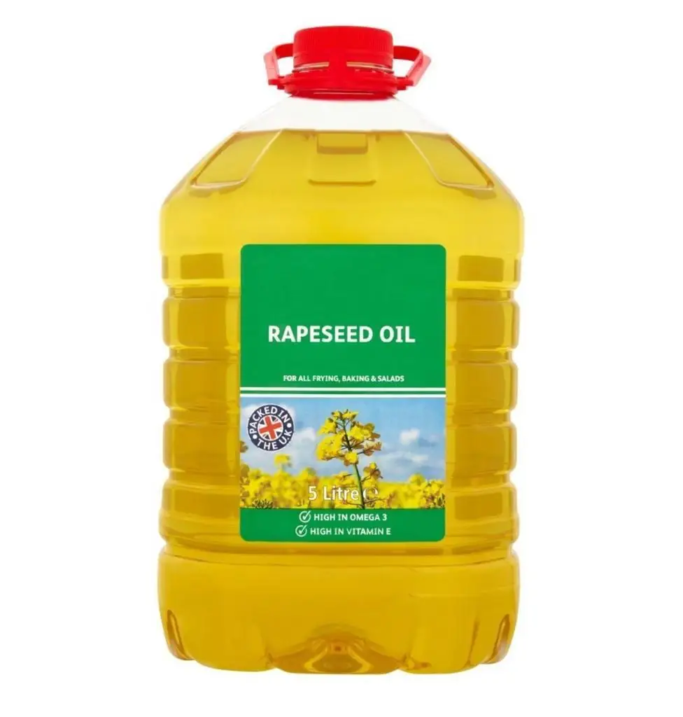 Rapeseed Oil 100% Purity Squeezed First Level Refined Cooking Raw Material Rapeseed Oil