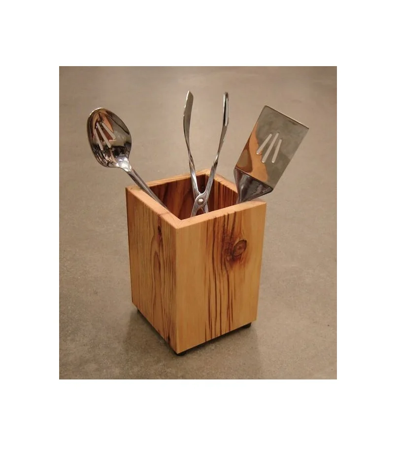Stylish design square shape cutlery holder high quality handmade wooden cutlery holder at cheapest price