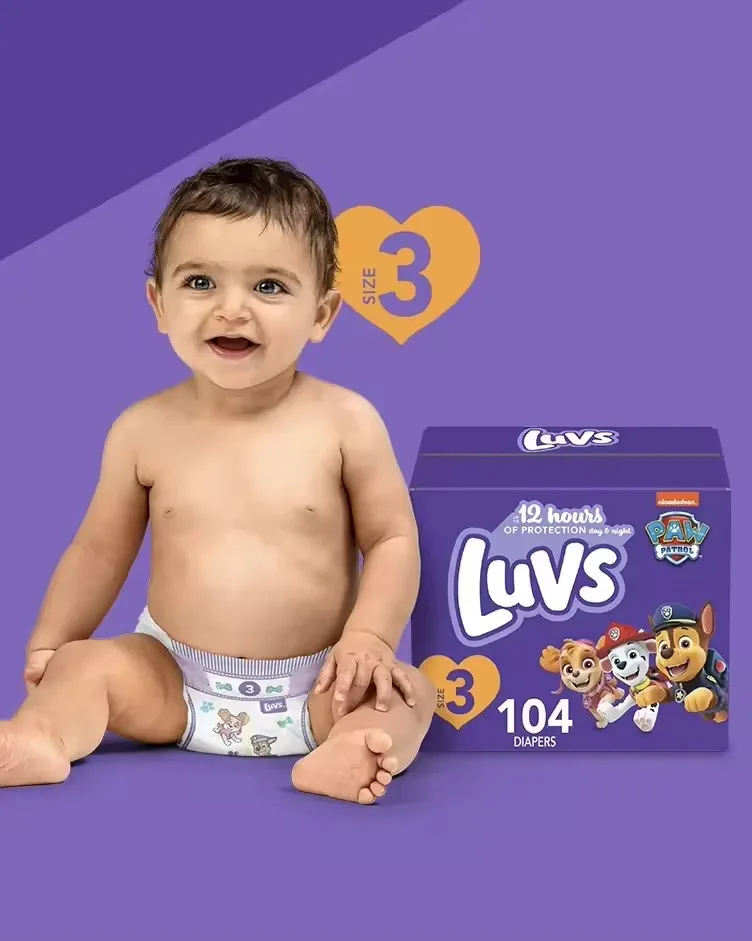 Одноразовые детские подгузники Luvs оптом по низкой цене