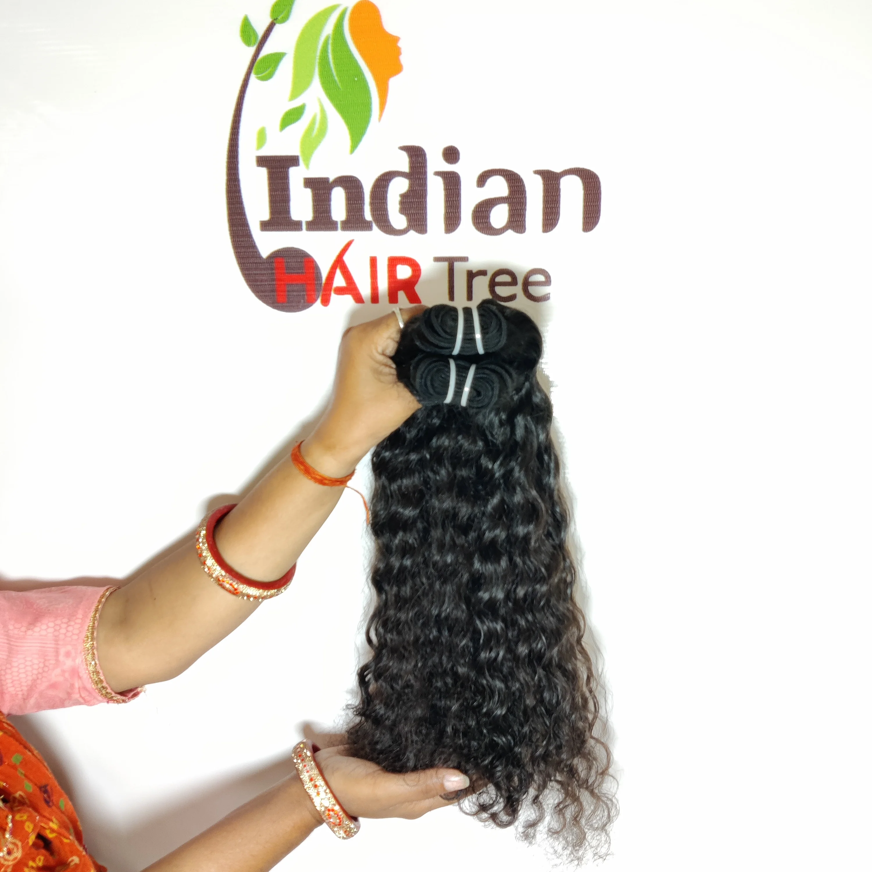 Raw Indian 100% Human Hair Weave Single Donor Double Weft Human Unprocessed Cuticle Aligned human Hair extensions