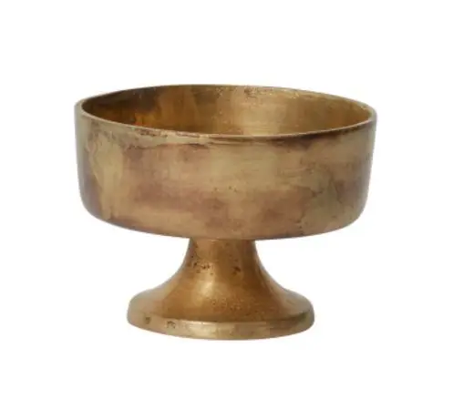Metal Aluminium Golden Bowl High Quality Flower Bowl Best Selling Center Table Candy Bowl High Quality