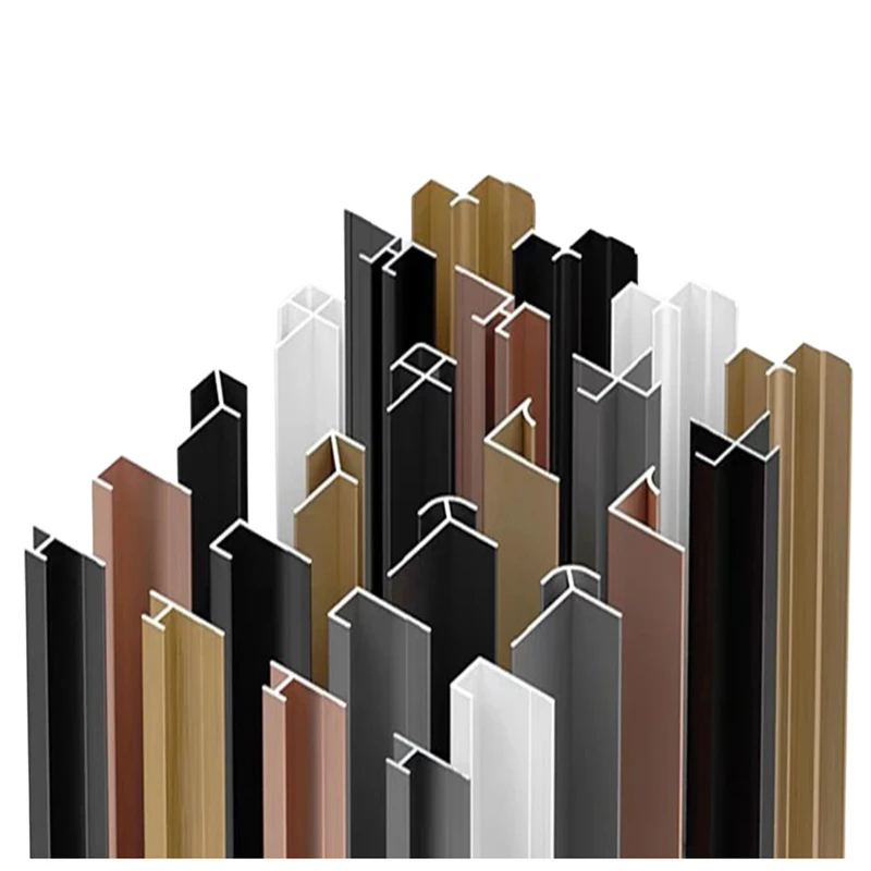 Apolloxy aluminum skirting line Aluminum Alloy Baseboard Led Skirting Board mirror gold wall cladding aluminum composite panel