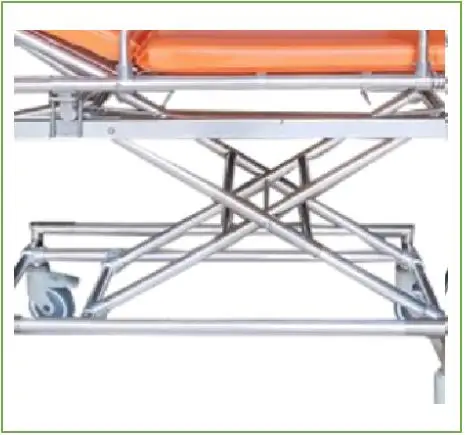 MT MEDICAL Hospital Aluminum-Alloy Protective Rails and Wheels medical transport wheeled stretcher  patient transfer stretcher