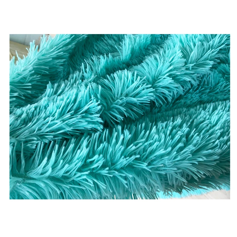 100% Polyester Fur Fabric CK Boa Single-sided For Carpets Home Textile