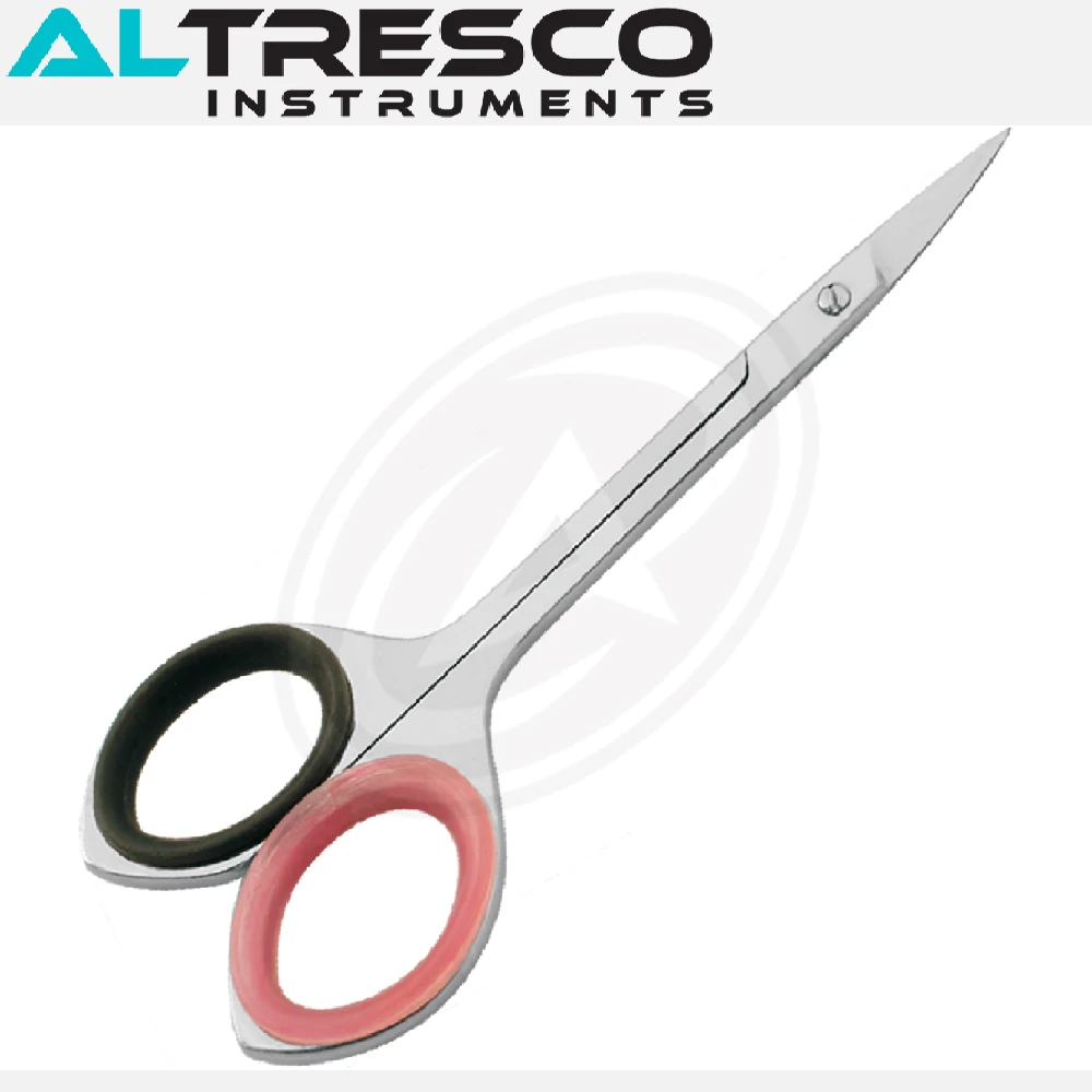 Nose/Ear Cuticle Scissors Stainless Steel Available In Straight and Curved