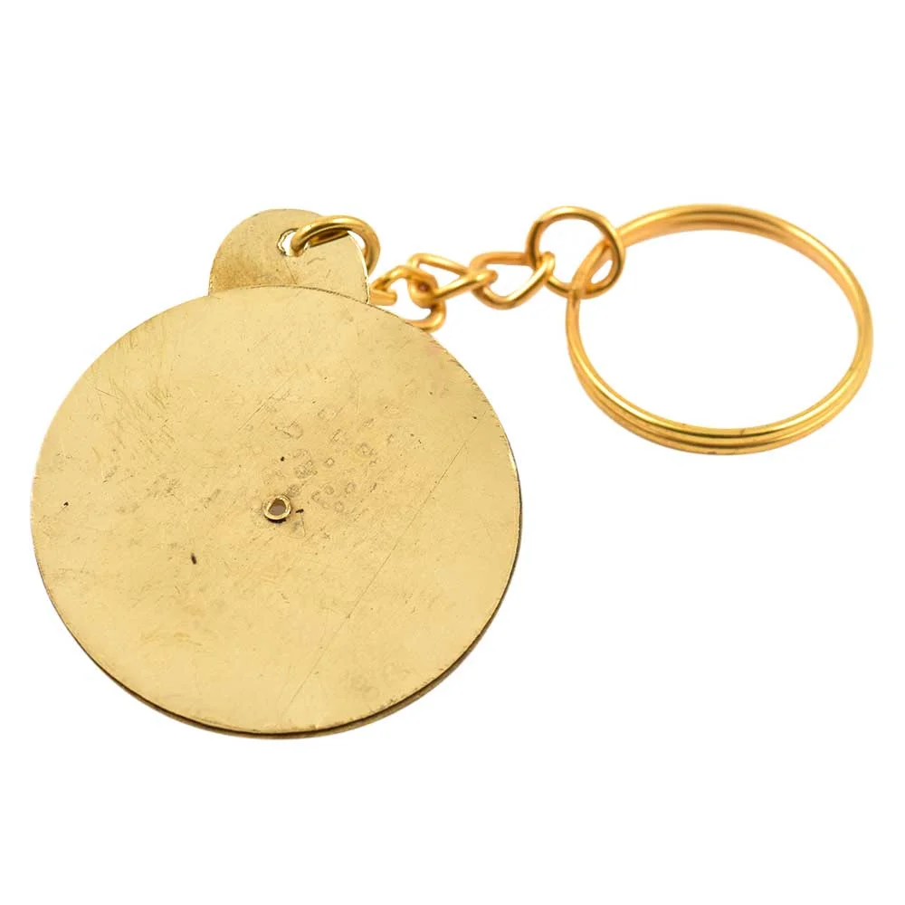 Antique Brass Flat Ring Key Ring Key Chain Key Holder for Round Unique Design Piece for Round Shape Hanging Use