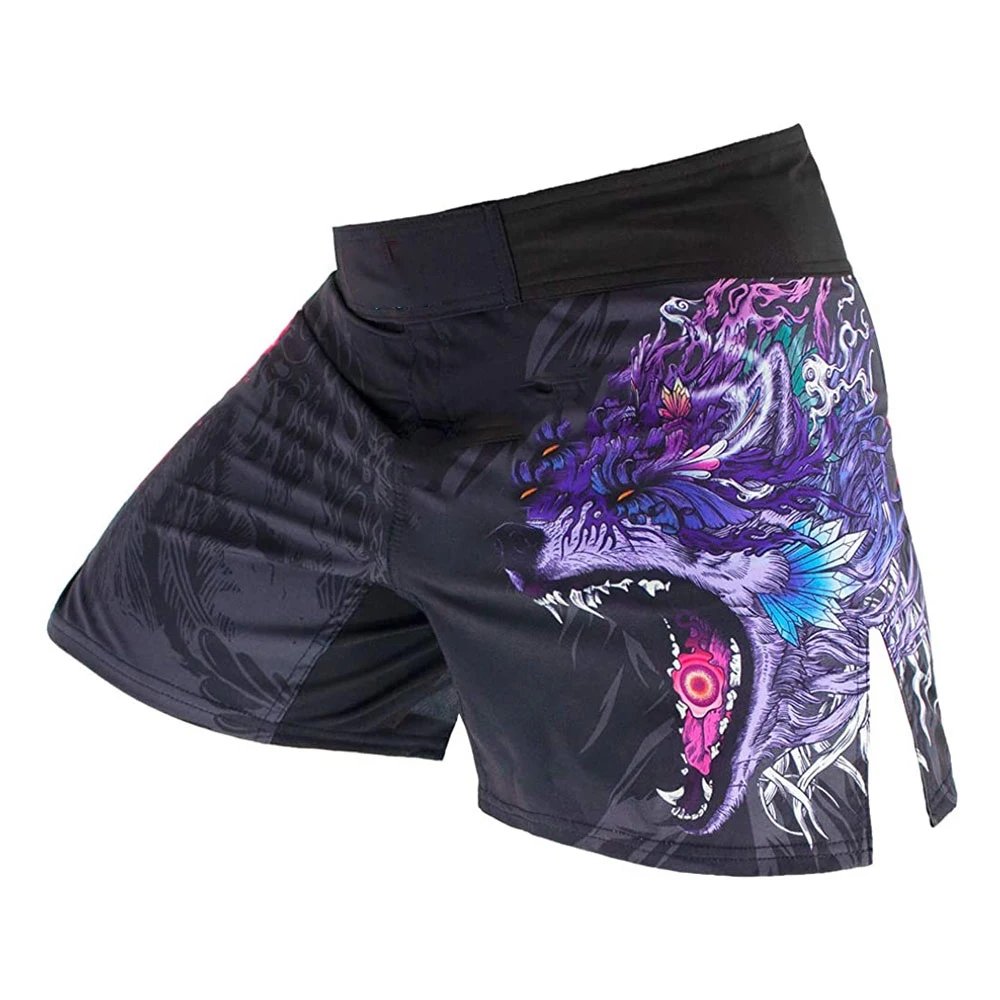 New Arrival Gym Yoga Fitness Wear MMA Shorts Top Quality Custom Logo Sublimated Gym Exercise MMA Shorts For Men