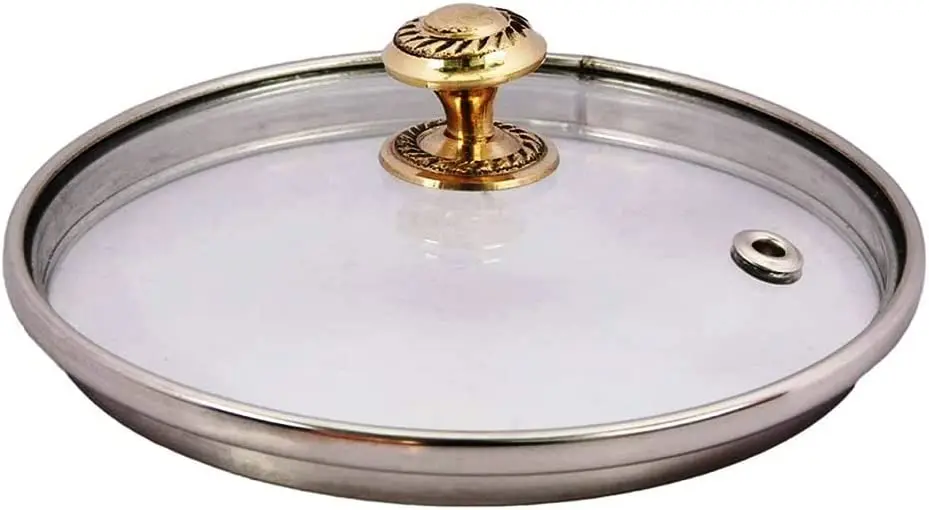780ml Stainless Steel Copper Tableware Serving Bowl Indian Serving Pot Handi for Home Hotel Restaurant Usage from India Origin