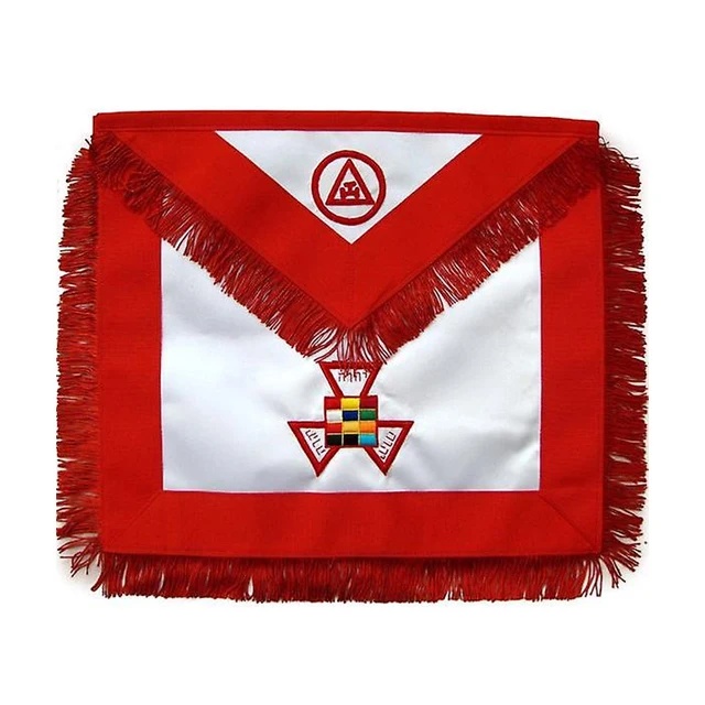 Masonic royal arch past high priest php apron hand embroidered Masonic Regalia Free Mason OES 2024 Best Quality Masonic Items