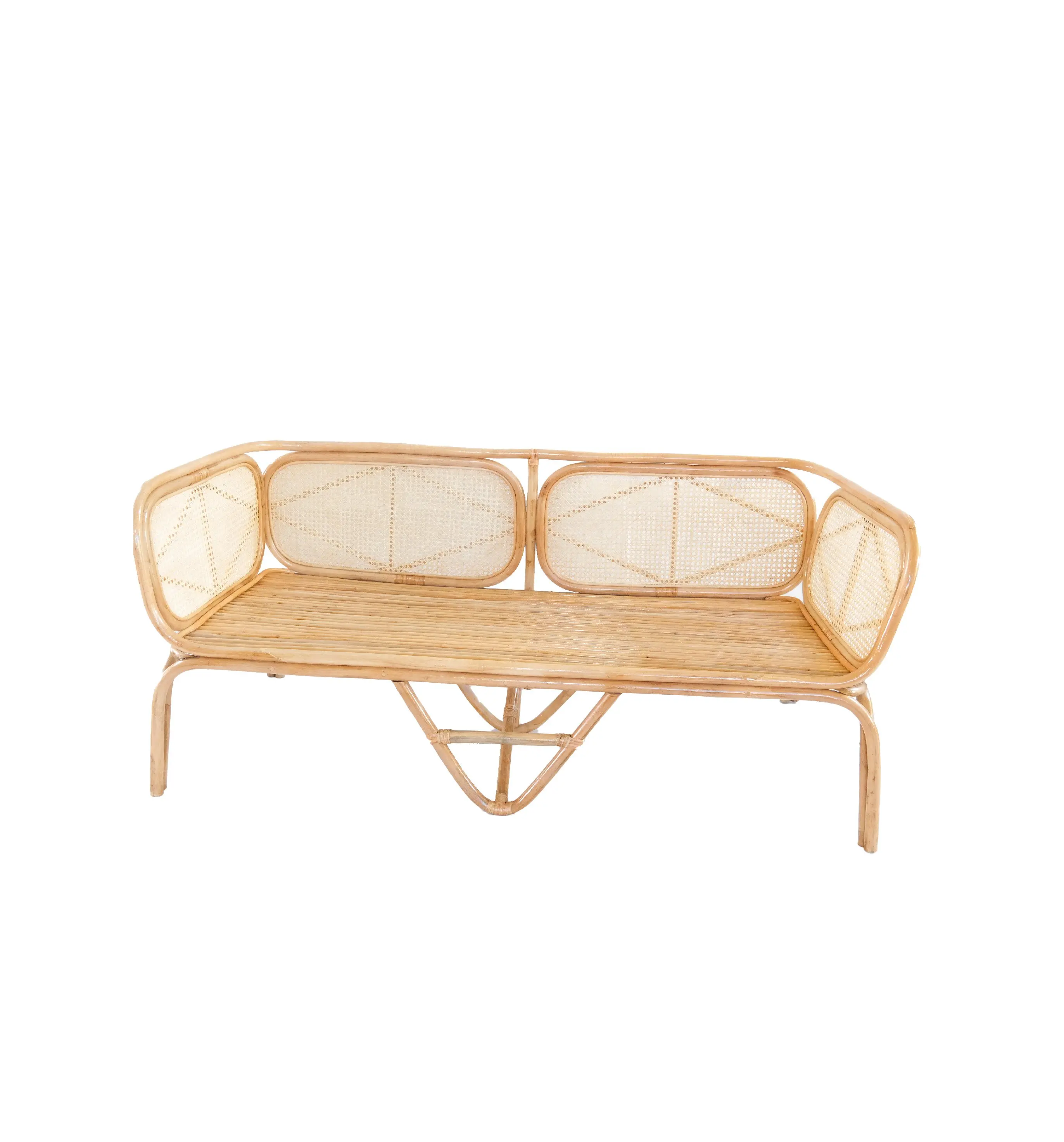 Оптовая продажа высокое качество простой маленький домашний ретро-прямоугольный кофейный стул из ротанга сделанный Вьетнама