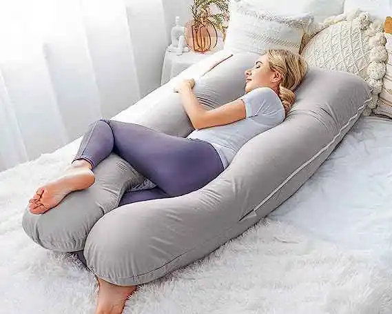 New Design Detachable with Three Parts Multifunctional Washable Memory Foam Bamboo Pregnancy Pillow