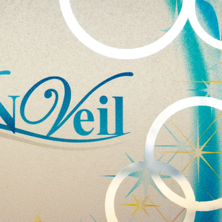 Window film that is cutting processing possible and ground glass type for long-term outdoor use