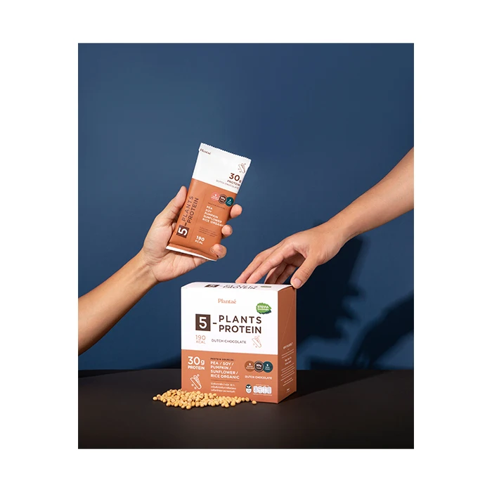 Рекомендуемый высококачественный растительный белок 30 г (коробка), голландский шоколад со вкусом из Таиланда