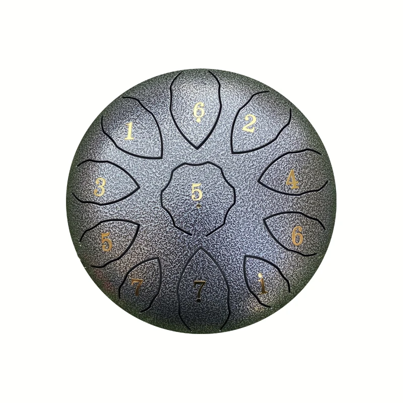 8 inch 11note Steel Tongue drum percussion-instrument Handpan with carrying and mallets