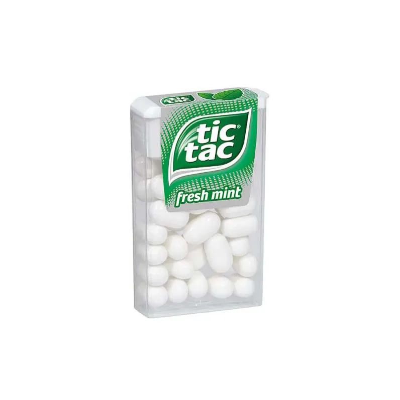 Tic Tac T1x24x12 свежие Мятные фруктовые жевательные резинки в коробках для бутылок пакетиках с обслуживанием OEM