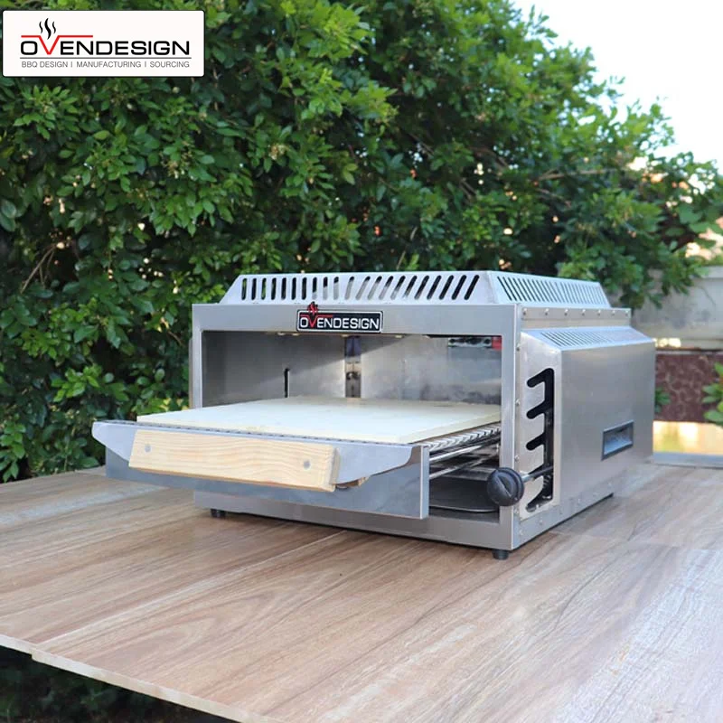 Fast Dispatch Outdoor Countertop Gas 500 Degree Baking Oven Strong Power Infrared Pizza Oven And Grill Can bake 1 pizza in 60s