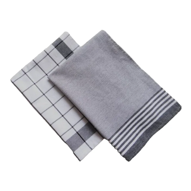 Christmas Tea Towel For Bread Wholesale Plain Waffle Towels Geschirrtuch Pure Cotton Heat Transfer Tea Towel
