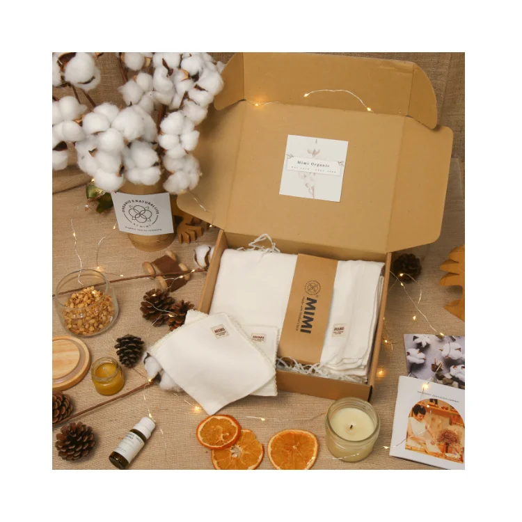 High Quality  Multi-purpose Towel Muslin Fabric 100% Organic Cotton Packed Into Plastic Bags Vietnam Manufacturer