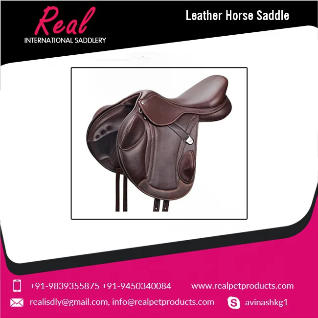 Trusted Dealer of Premium Quality 100% Leather Material English Horse Riding Saddles at Best Market Price