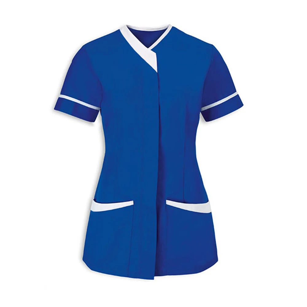 Breathable Hospital Printed Scrubs Uniform Suits Easy-wash Medical Nursing Scrubs Uniforms Sets