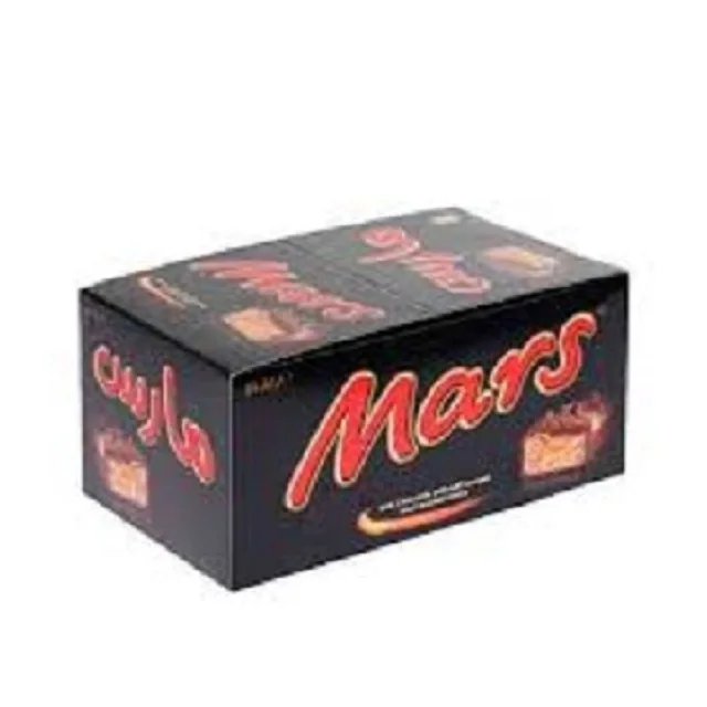 Плитка шоколада Mars с липкой карамелью и мягкой нугой внутри 51 г (упаковка по 8 штук)