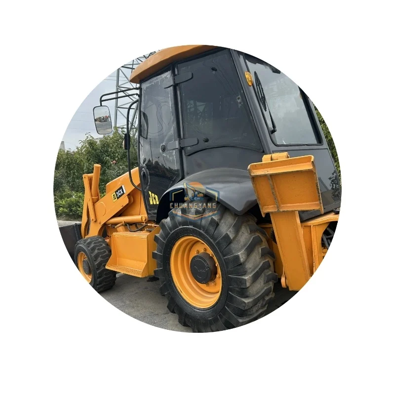 100% б/у оригинальный JCB 3cx лучший бренд колесный погрузчик новые шины 7 тонн импортные низкая цена для продажи