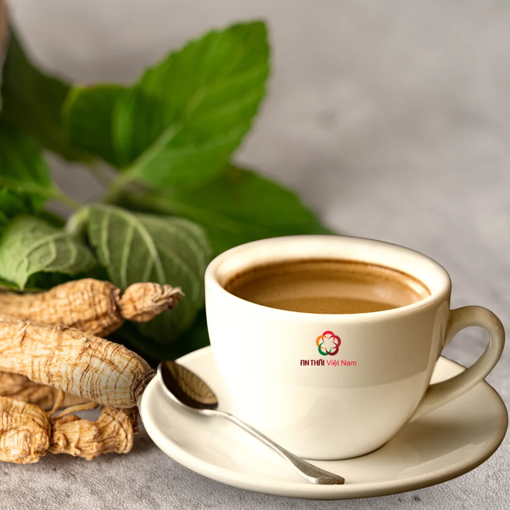 Оптовая продажа растворимый кофе женьшеня напиток с ароматизаторами сливок и сахара упаковка для хорошего самочувствия