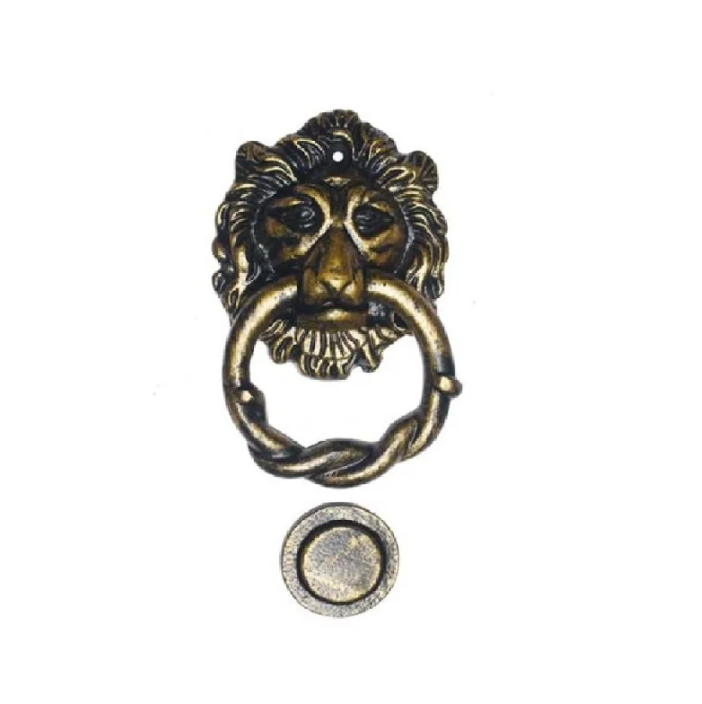 Metal Man Head Pull Handle Ring Door Knocker