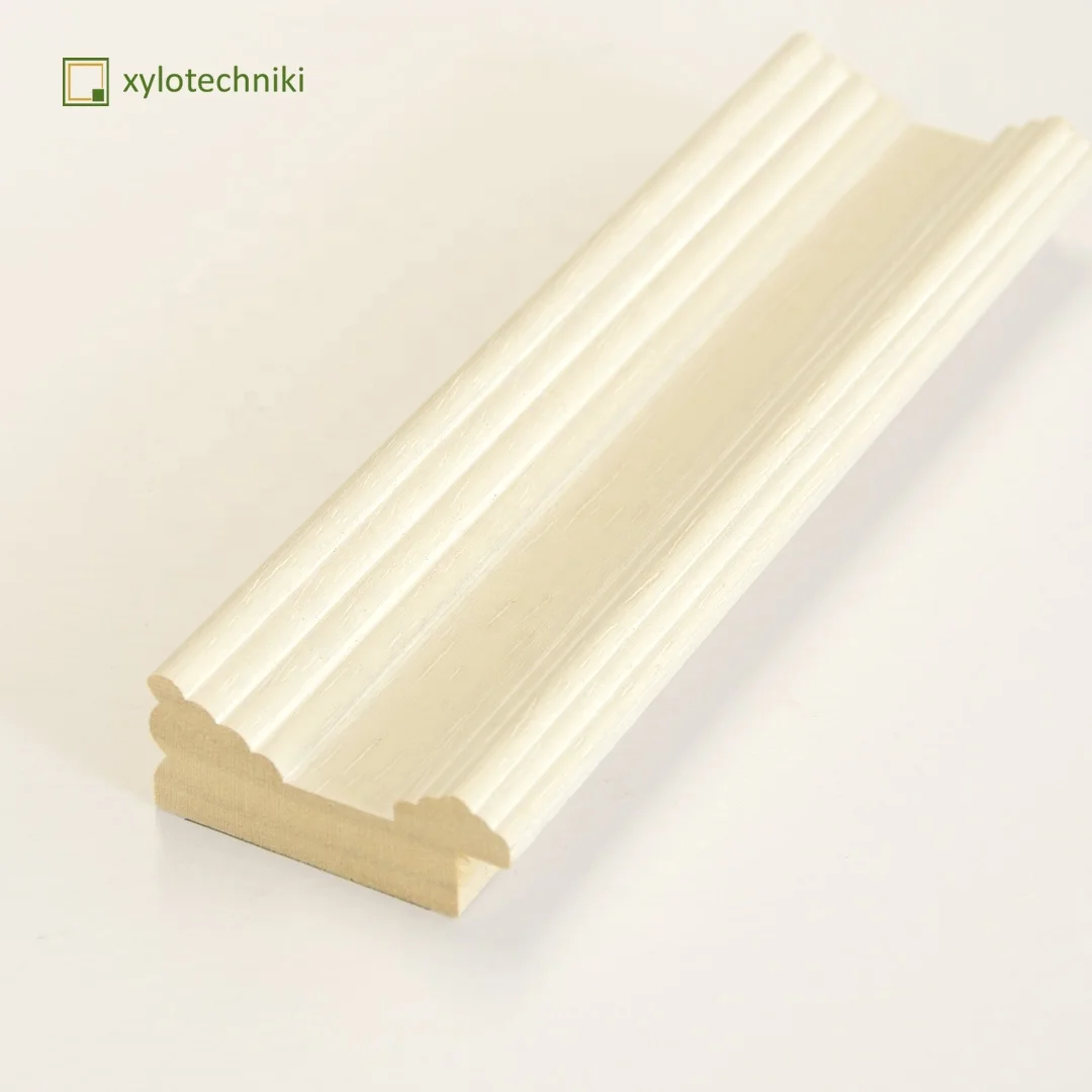 Wooden Frame Mouldings Ayous 3 colours black with silver, black with gold, white  Frame for Wall A1,A2,A3,A4,A5 custom sizes