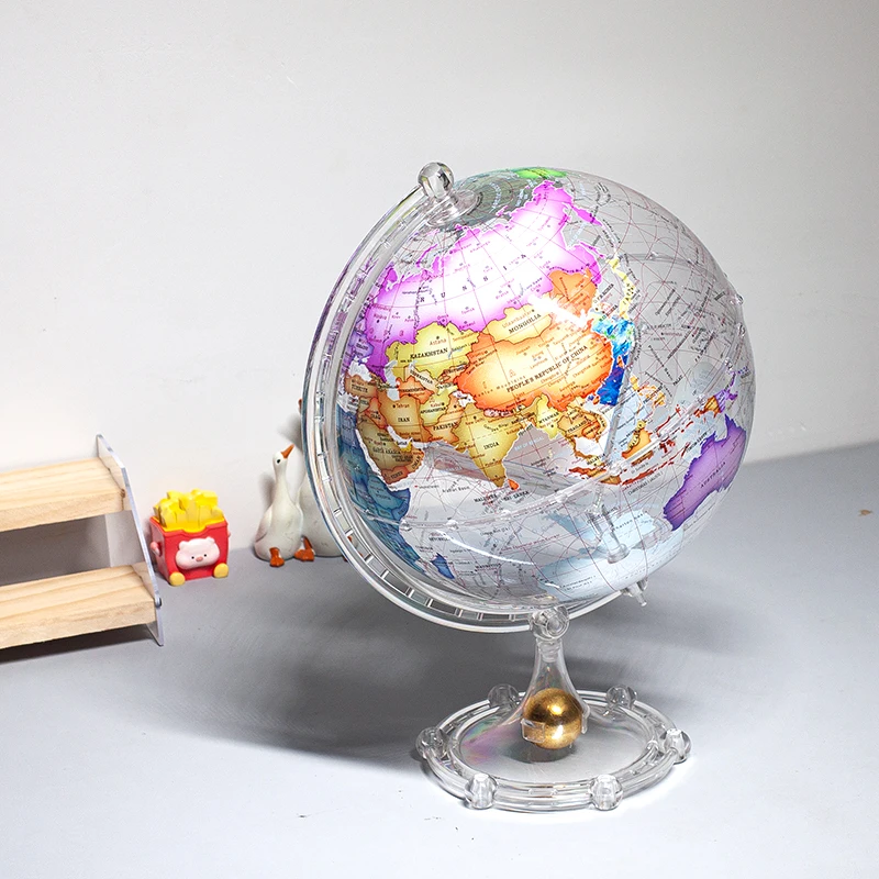 Wellfun With Wholesale Low Price Gift Box With Acrylic Novelty Gifts Decor Globe Earth Globe Decorative Photo Frame Globe