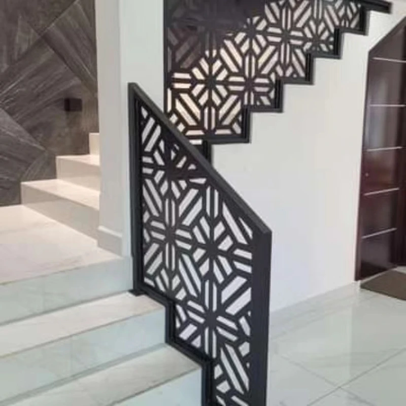 Customized Laser Cut House Balcony or Stair Building Decorative Railing Fence