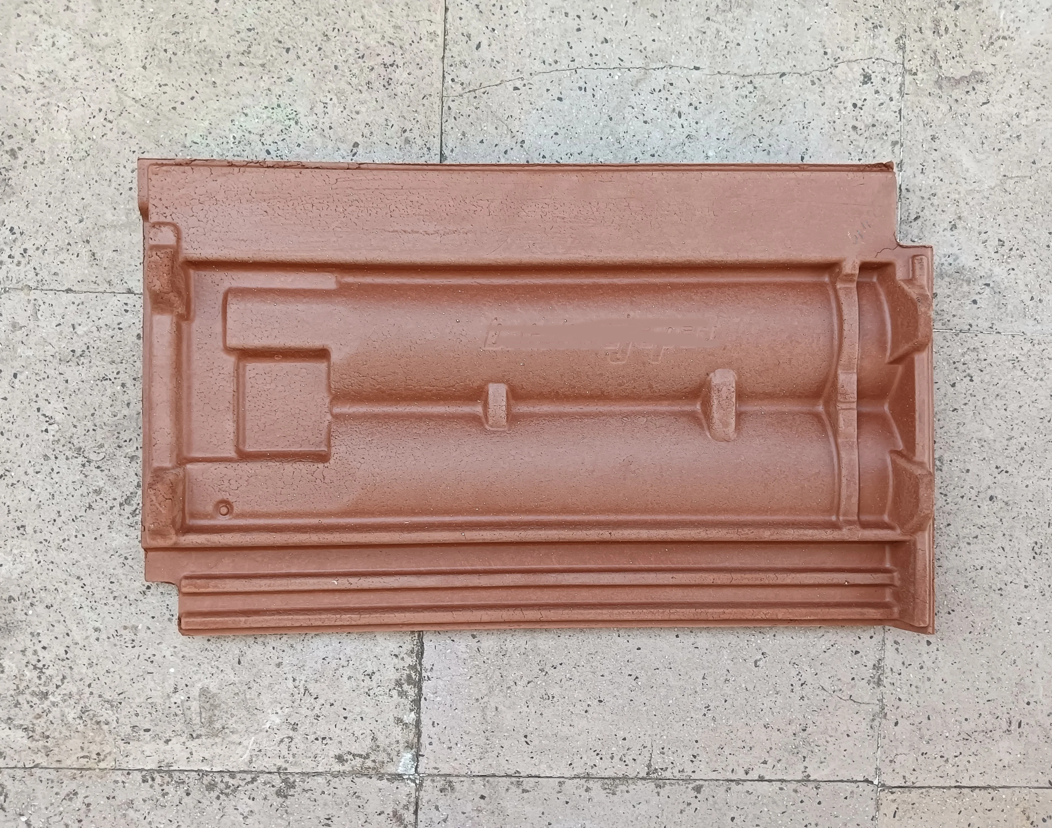 Глиняная Терракотовая плоская кровельная плитка для дома и дома