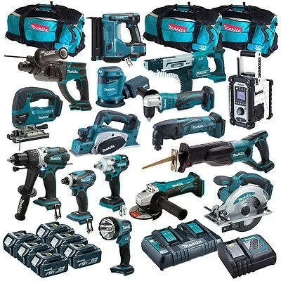 Новый набор инструментов MAkitaS LXT1500, литий-ионный набор LXT, 15 шт., другие гидравлики, электроинструменты/Беспроводная Дрель