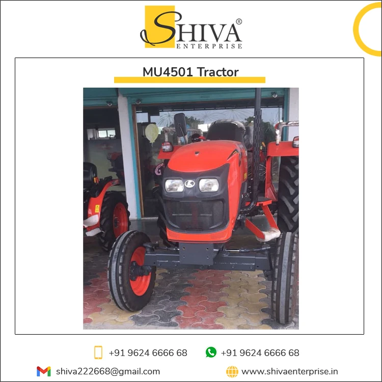 Kubota Fuel Efficient 4 Cylinder 6 Spline PTO 4wd / 2wd Engine MU4501 Agriculture Tractor at Lowest Price