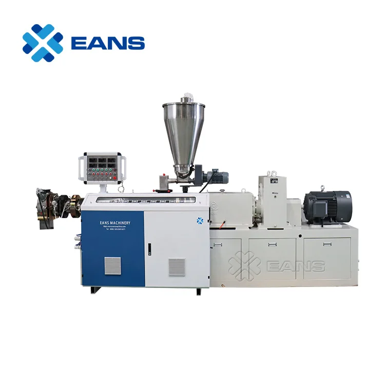 PVC WPC Fluted Wall Panel Profiles Twin Screw Extruder Machine