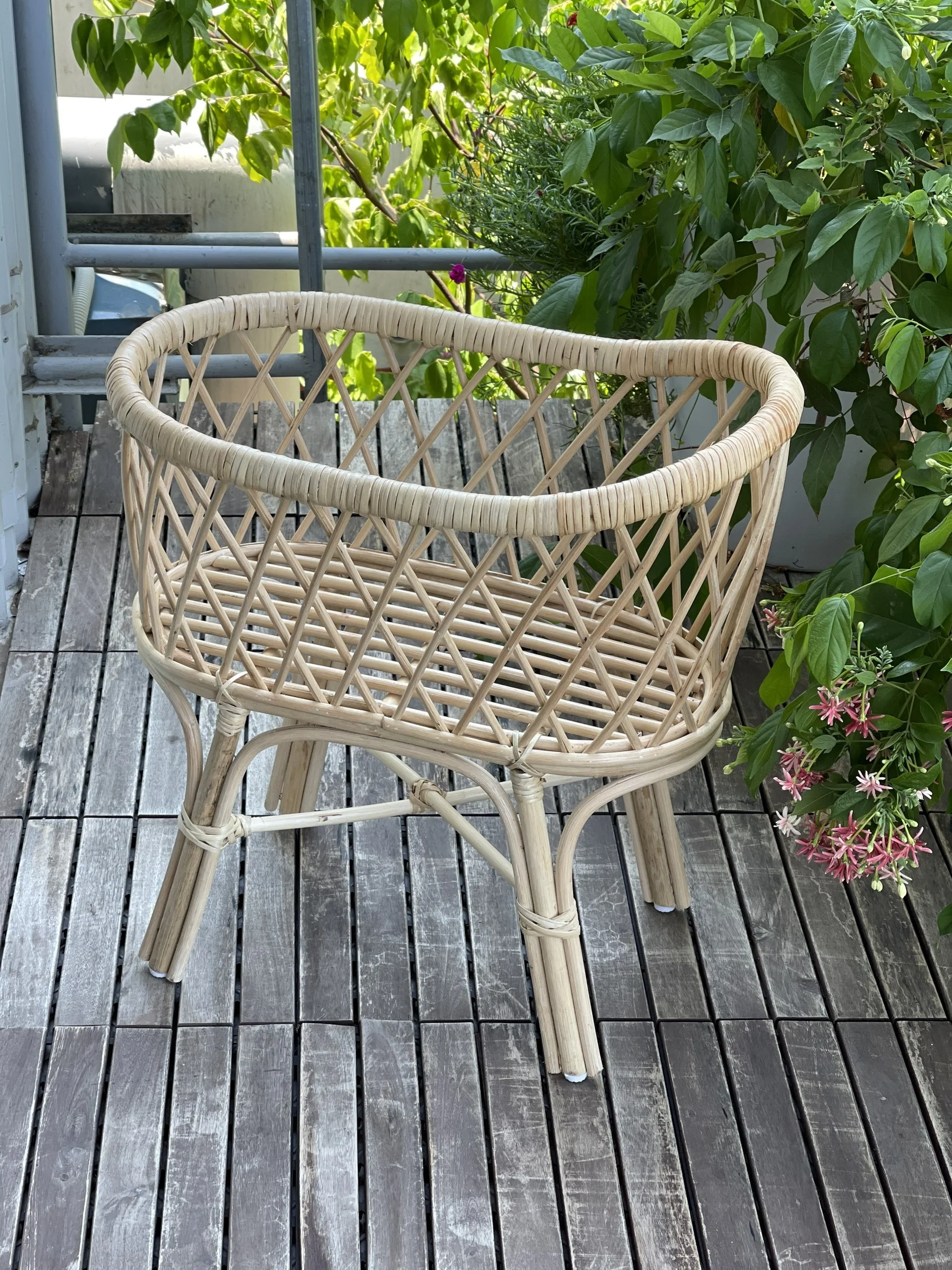 Роскошная 100% Нетканая вручную безопасная кукла из натурального ротанга мебель постельное белье кроватка игрушки для детей играть