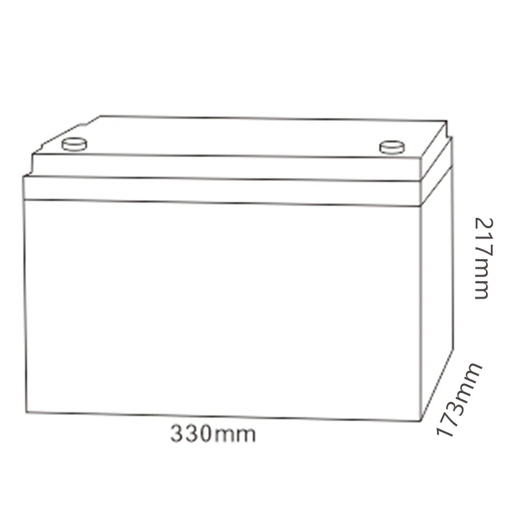 Mhb MM100-12A Solar Street Light Batterie Polymer Agm 12v 100ah Long Life Energy Storage Rechargeable Seal Lead Acid Battery