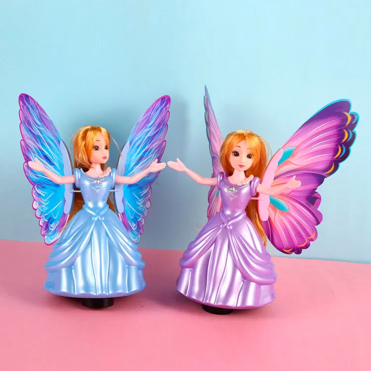 2024 novelties gifts  LED All-direction Dancing Butterfly Fairy for kids toy children gift