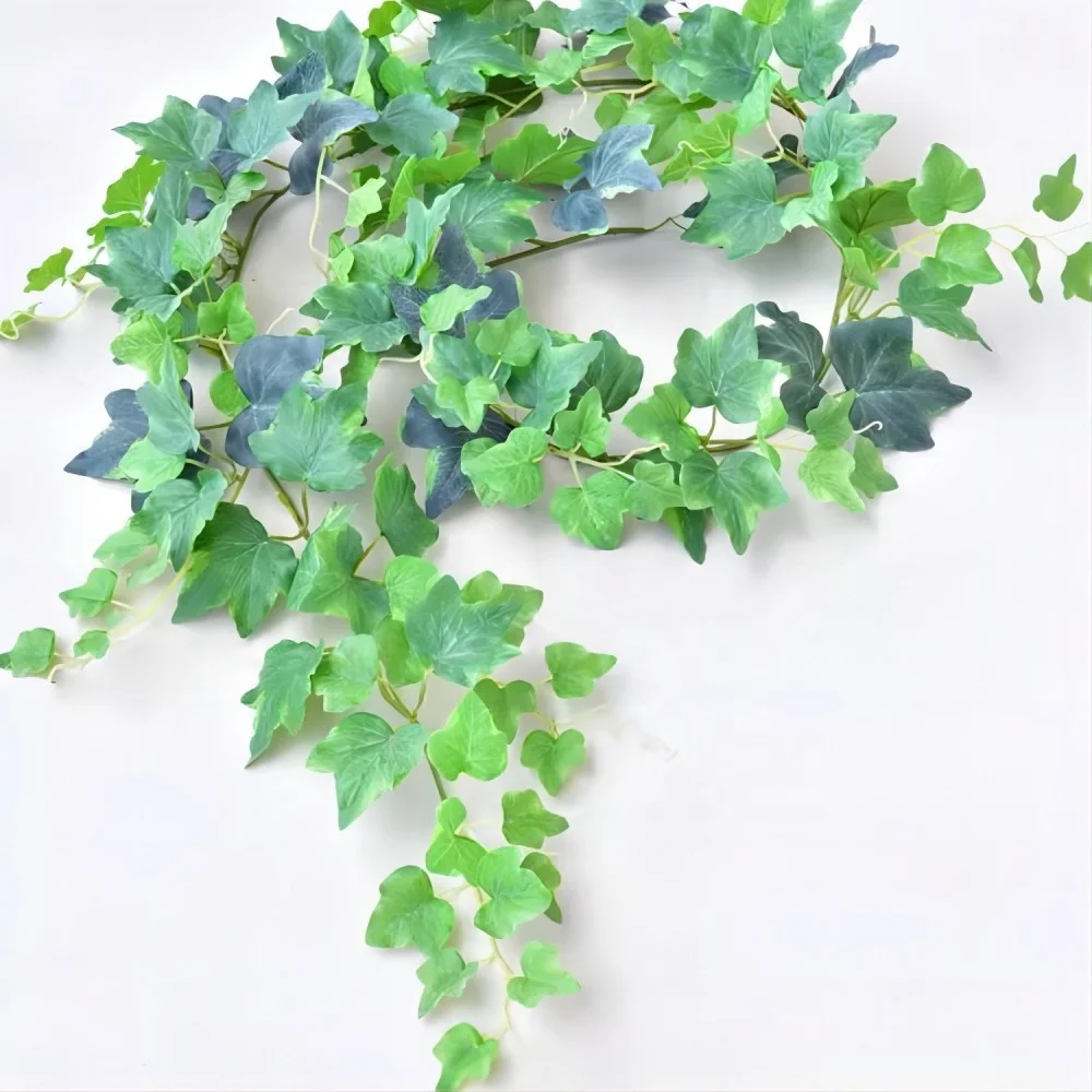 Eco friendly no odor realistic artificial ivy wall hanging greenery home decor ideas decora fence artificial vines leaves