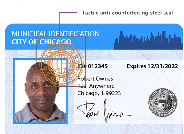 ID Card Printer DS3 Single Sided Or Dual Sided Plastic Pvc Card Printer For Entrust Sigma