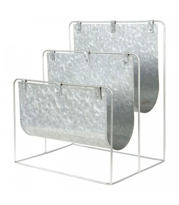 Golden Marble Magazine Organizer Metal File Holder for Desk Use Genre Magazine Organizers