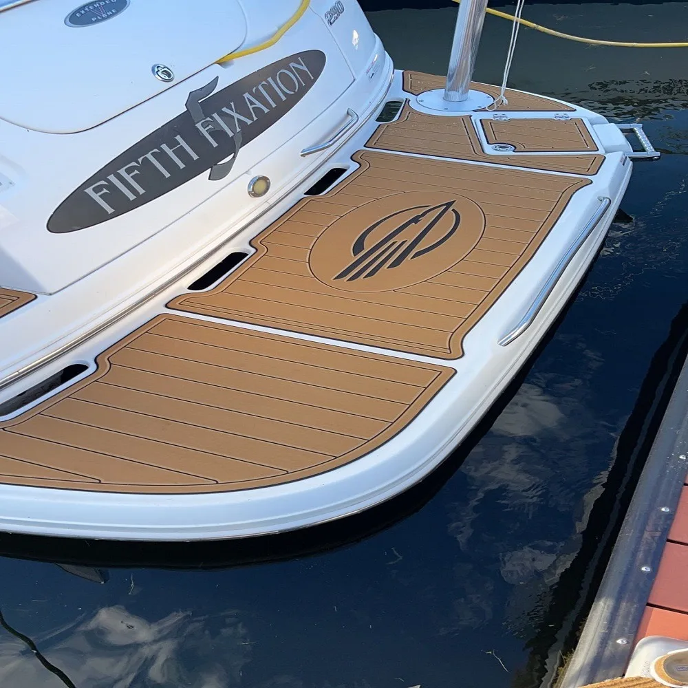 2000 Monterey 262 Cruiser Swim Platform 2024-7-1 Brushed Technology Super Durable High Quality Boat Flooring