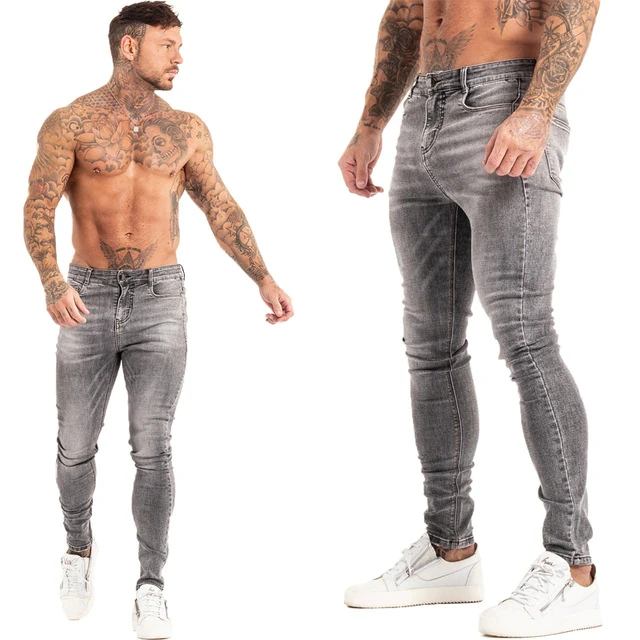 2024 Custom Denim Jeans Loose washed Printed Straight Jeans Male Trouser Men Pants