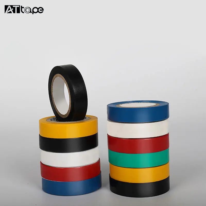 Safety Insulation Tape PVC Electrical tape High Quality 0.18mm Thick Black PVC Insulating Tape Manufacturer 3/4 inch Width