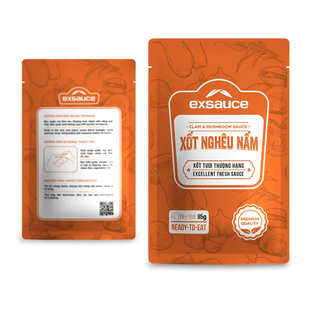 Ready To Eat Sauce Top Grade Vietnam Factory Supplied Pack Clamp & Mushroom sauce For Food Condiments Good Price