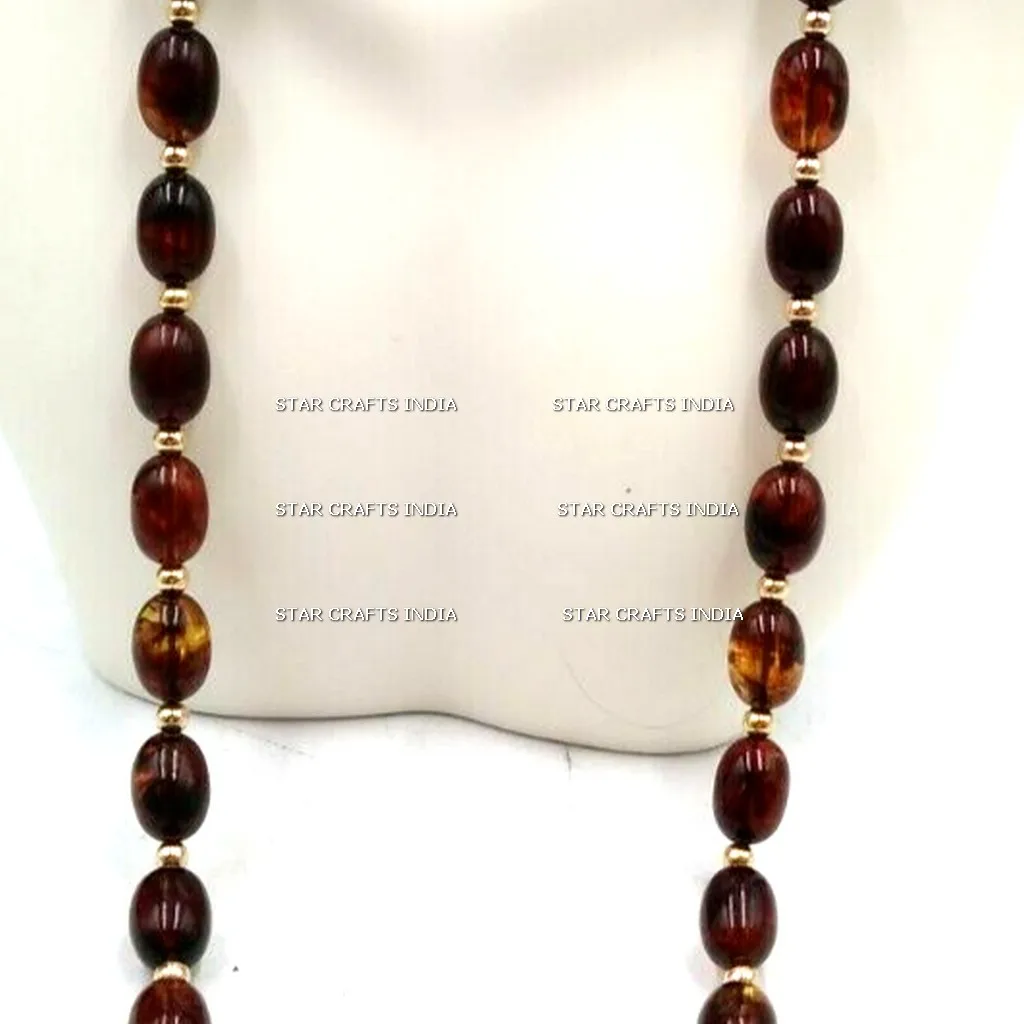 Buy Luxury Fashion Jewelry Marbled Pink Marco Vintage Lucite Beaded Chunky Statement Necklace From SCI