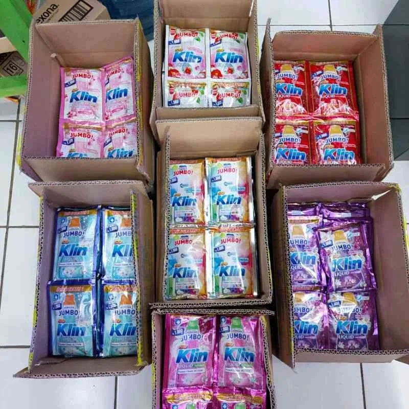 So Klin Liquid Detergent Concentrated Laundry Soap Perfume Essence Cleaning Effective Washing